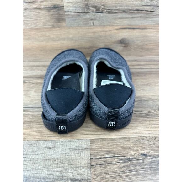 Mahabis Classic Dark Grey Wool / Yellow Soles Slippers Size EU 37 US 6.5 - Picture 6 of 7